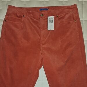 NWT J. McLaughlin Lenni Velvet Kick Flare Pant: Color- Tea Rose: Size- 14